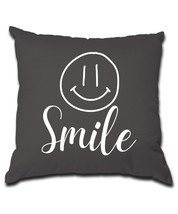 Smile and happy day Pillow (Cover and Pillow Included) - £17.14 GBP