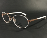 Guess Eyeglasses Frames GU8239 024 White Pink Rose Gold Round Full Rim 5... - $32.46