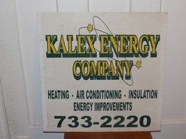 Vintage Kalex Energy Company Metal Sign - $84.15