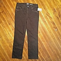 Style &amp; Co. Straight Leg Pants Rich Truffle Womens Size 4 Petite - $39.02
