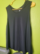 All In Motion Athletic Tank Top Sleeveless Shirt Black Workout Womens XL - $24.70