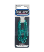 Ball Chain 2.4 mm X 24 Inches Aqua - £14.97 GBP