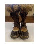 Sorel Women’s Winter Boots – Size 8 – Brown Waterproof Fur Lined Duck Boots - $54.44