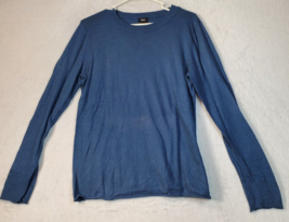 Mossimo Sweater Womens Size XL Blue Knit Long Casual Sleeve Round Neck Pullover - £12.25 GBP