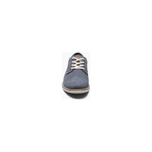 Men's Nunn Bush Otto Canvas Plain Toe Oxford Shoes Dressy Blue Denim 85015-462 image 3