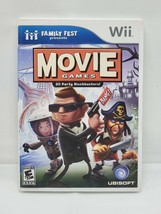Wii Movie Games 20 Party Blockbusters Family Fest Ubisoft Video game used - $8.99