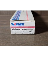 NOS Wagner 67 Miniature Lamps Light Bulb Double Contact Lot Of 10 - $12.11 CAD