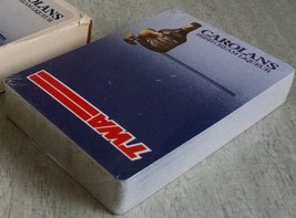 TWA Airlines Carolan&#39;s Irish Cream Liqueur Playing Cards Sealed But NO BOX - £3.87 GBP