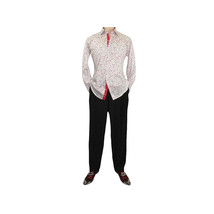 Men Shirt J.Valintin Turkey Usa All Egyptian Cotton Axxess Style 3325-01 Red image 6