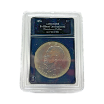1776-1976 Dwight D. Eisenhower Silver Dollar Authenticated Uncirculated COIN Err - £580.50 GBP