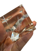 Golf Mid Swing Glass Inside Laser Engraved Paper Weight 1.5 Inches - $16.00