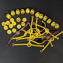 Teacher Prizes Party Favors Silicone Bracelets Emoji Bracelet Rings Eras... - $21.51 CAD