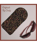 Leopard Sunglasses Case Big Thick Padded Slip In Sleeve Heavy Padding - $10.00