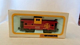 HO Scale Bachmann 35&#39; Wide Vision Caboose, Santa Fe ATSF, Red #999628, BNOS - £22.71 GBP