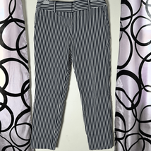 Ann Taylor 4 Petite Rail Road Stripe pants - £15.66 GBP