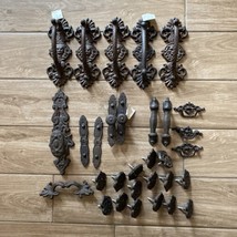 HOBBY LOBBY Distressed Rustic Metal Drawer Pulls Mix Set 31 Pieces - £31.85 GBP