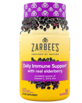 Zarbee&#39;s Daily Immune Support Gummies with Real Elderberry Berry 60.0ea - £47.01 GBP