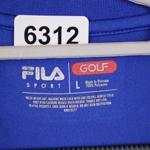 Fila Sport Performance Polo Shirt Adult Large Blue Casual Golf Rugby Mens - £10.16 GBP