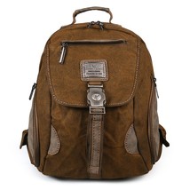 Backpack Retro Canvas Vintage Backpack Men Teenage Boys Backpacks Students Schoo - £177.80 GBP