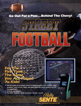 Street Football Arcade FLYER Original NOS Video Game Vintage Retro Art 1985  - £13.82 GBP