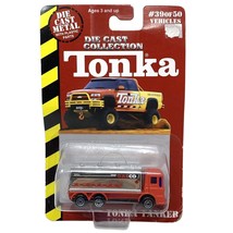 Tonka Maisto Tanker Truck 1999 Die Cast Metal 3 Inch Red Sealed 15130 - $11.83