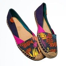 Sperry Top Sider Katama Canvas Espadrille Flats Colorful Size 7.5 - £20.20 GBP