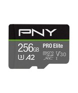 256Gb Pro Elite Class 10 U3 V30 Microsdxc Flash Memory Card - 100Mb/S, C... - £38.39 GBP