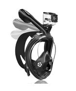 ORSEN Full Face Snorkel Mask Adult SGS Certified Anti-Fog Black - $43.13 CAD