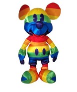 Disney Store Mickey Mouse Rainbow Collection June Pride Month Plush Soft... - $14.84