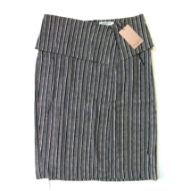 NWT MM. Lafleur Montgomery in Navy Ivory Thick Stripe Pencil Skirt 4 - £33.31 GBP