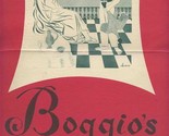 Boggio&#39;s Rotisserie 1950&#39;s Menu Tremont &amp; Broadway Denver Colorado - $77.22