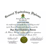 Novelty High School GED Customized Novelty Diplomas! - $49.95