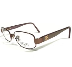 Coach Eyeglasses Frames ORIANA 1023 TAN Brown Pink Oval Round Wire Rim 53-16-135 - £44.04 GBP