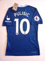 Christian Pulisic Chelsea EPL Match Slim Fit Blue Home Soccer Jersey 2022-2023 - £80.42 GBP