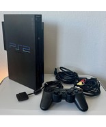 Sony PlayStation 2 PS2 Fat Console W/ Controller, Network Adapter, 120gb... - $173.66 CAD