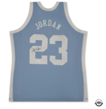 Michael Jordan Autographed Bulls 1983-84 UNC Blue Authentic Jersey UDA - $14,995.00