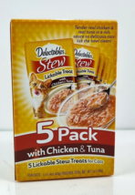 Delectables Lickable Cat Treat Stew With Chicken &amp; Tuna, 1.4oz Ea, 5 Pouches - $10.10