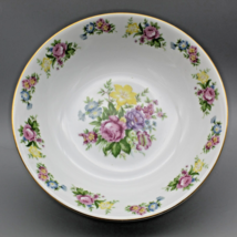 Round Serving Bowl 8.75 inch Kingswood China Occupied Japan Floral Flower VTG - £13.46 GBP