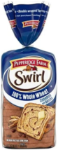 Pepperidge Farm 100% Whole Wheat Cinnamon Raisin Swirl Bread, 16 oz. Loa... - $31.63+