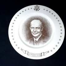 Vintage Souvenir Plate Dwight D. Eisenhower 1953 34th President Inauguration - £18.73 GBP