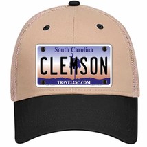 Clemson South Carolina Novelty Khaki Mesh License Plate Hat - £23.17 GBP