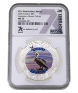 2021 Cook Islands S$ 5 1 Oz. US Tier Louisiana Ausgewählten Von NGC As - $190.88