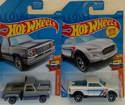 Lot of 2 - Hot Wheels HW Hot Trucks Series - 1978 Dodge LI&#39;L Truck, 2-Tu... - $6.99