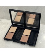 2 Lancome Maquiriche Creme Powder Eye Color Duo Eye Shadow Petite Fauve - $500.22 MXN