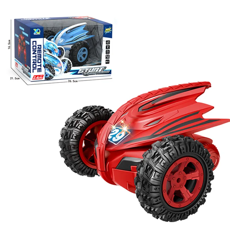 2.4Ghz RC Car Toy Remote Control Stunt Spinning Vehicle with Light Racing Cars C - £116.85 GBP