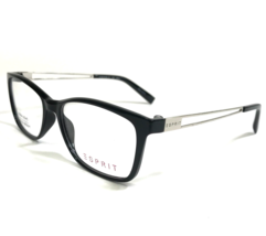Esprit Eyeglasses Frames ET17562 COLOR-538 Black Silver Square 51-15-135 - £36.55 GBP