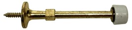 Everbilt 15218 Light Duty Solid Doorstop - Bright Brass Finish - $13.07
