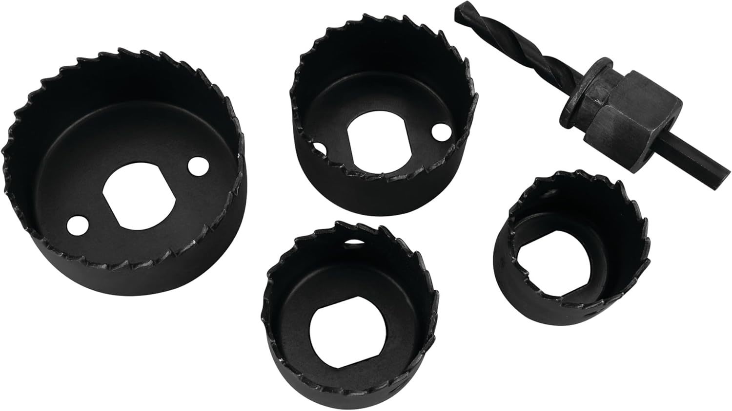Performance Tool 1460 Interchangeable Arbor With Four Hole Saw Sizes: 1 - $38.95