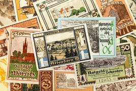 1920&#39;s Alemania Notgeld (Emergencia Dinero) 25pc - Freienohl, Halberstadt, - $99.00