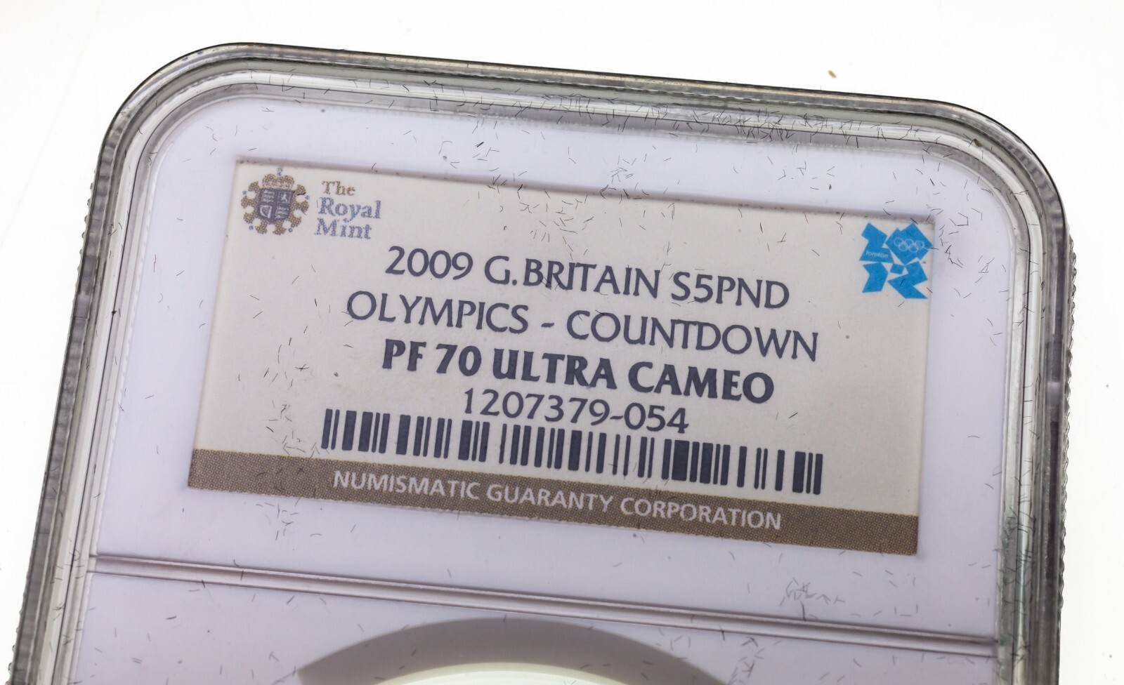 2009 Great Britain S5£ Olympics Countdown NGC PF70 Ultra Cameo Item image 3
